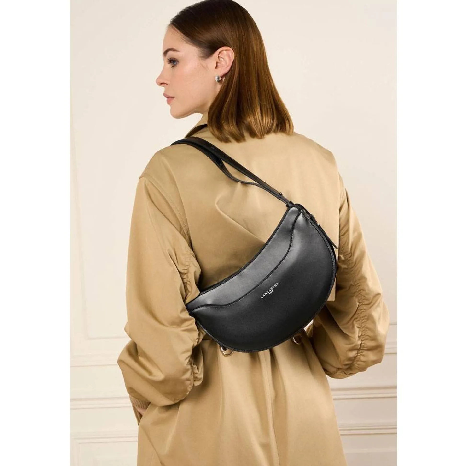 Lancaster Sac demi lune Suave Lune*Femme Sacs Bandoulière