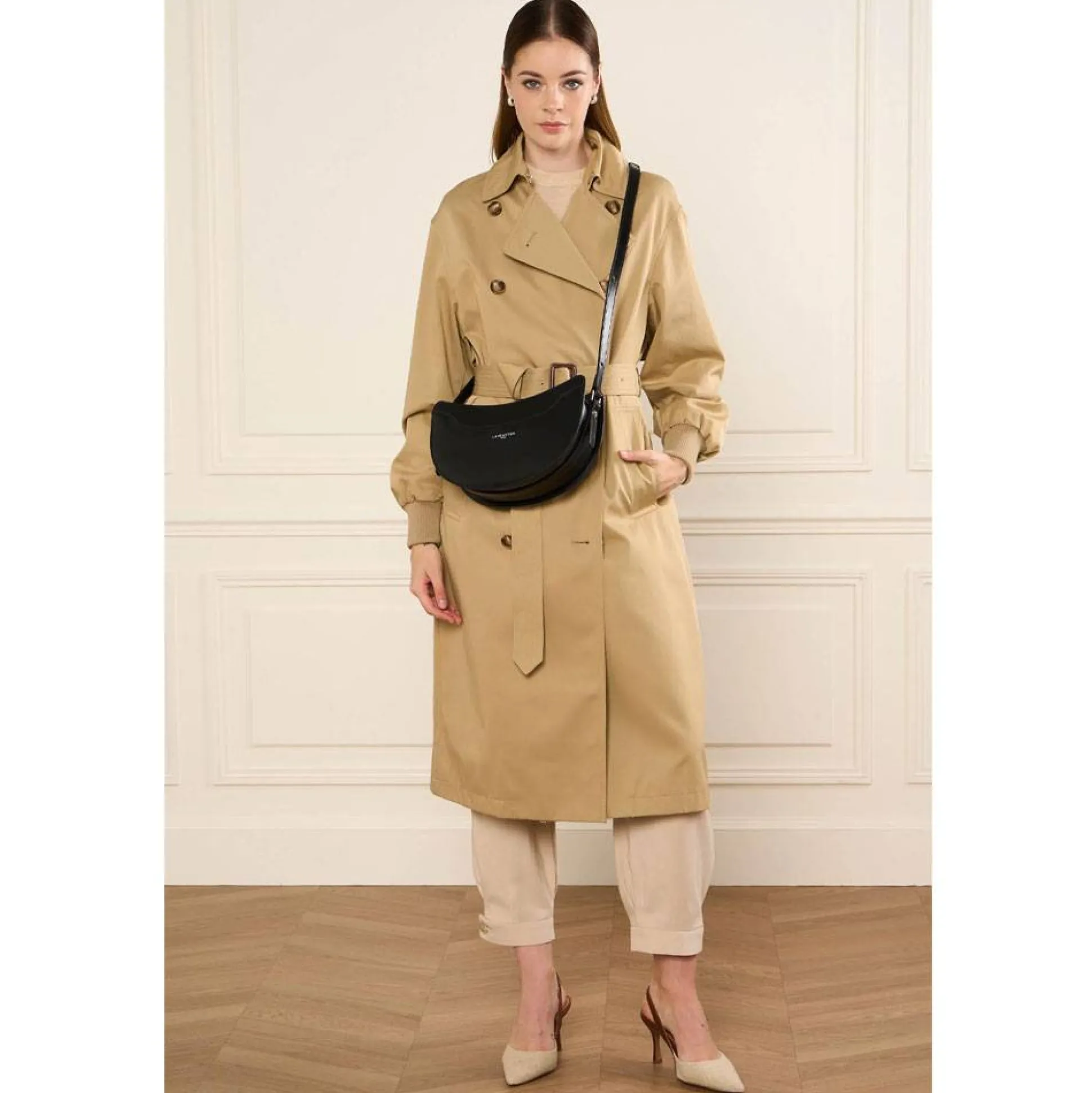 Lancaster Sac demi lune Suave Lune*Femme Sacs Bandoulière