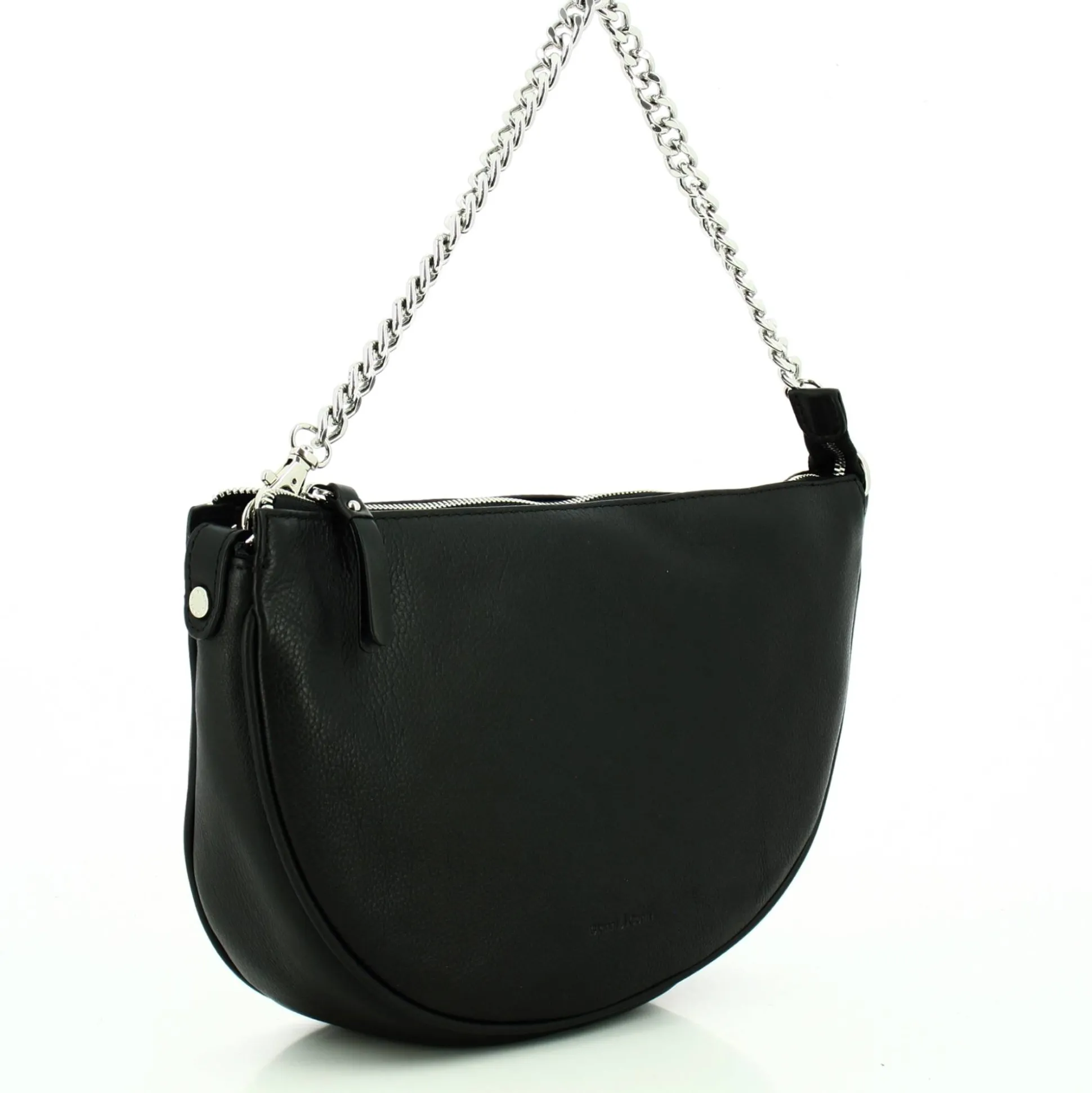 Gianni Conti Sac demi-lune a bandouliere cuir pleine fleur*Femme Sacs Bandoulière