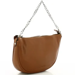 Gianni Conti Sac demi-lune a bandouliere cuir pleine fleur*Femme Sacs Bandoulière
