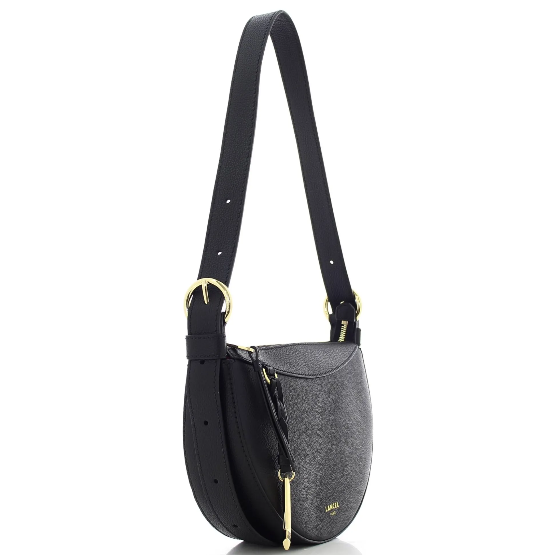Lancel Sac demi-lune Faubourg en cuir graine*Femme Sacs Porté Épaule