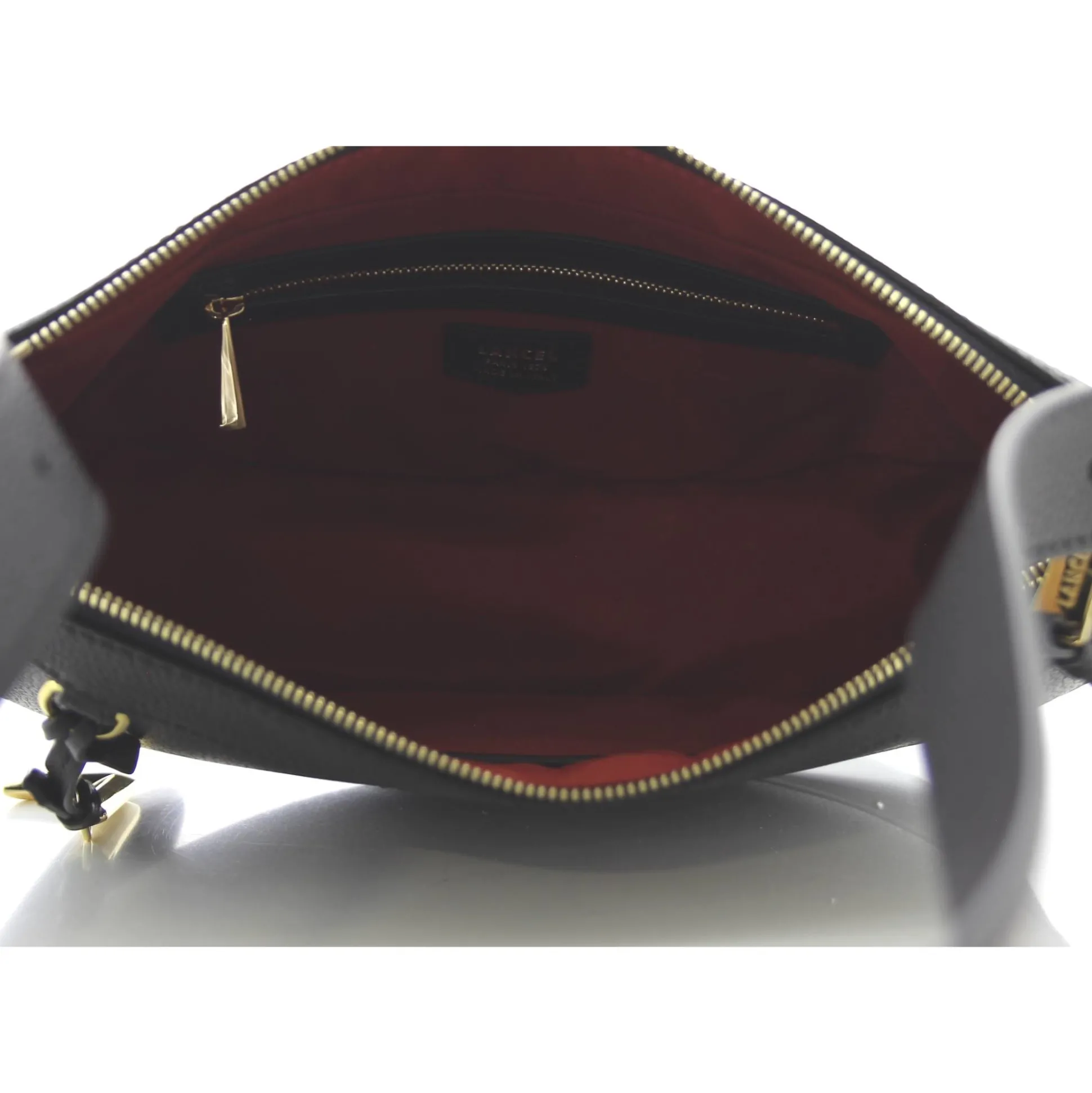 Lancel Sac demi-lune Faubourg en cuir graine*Femme Sacs Porté Épaule