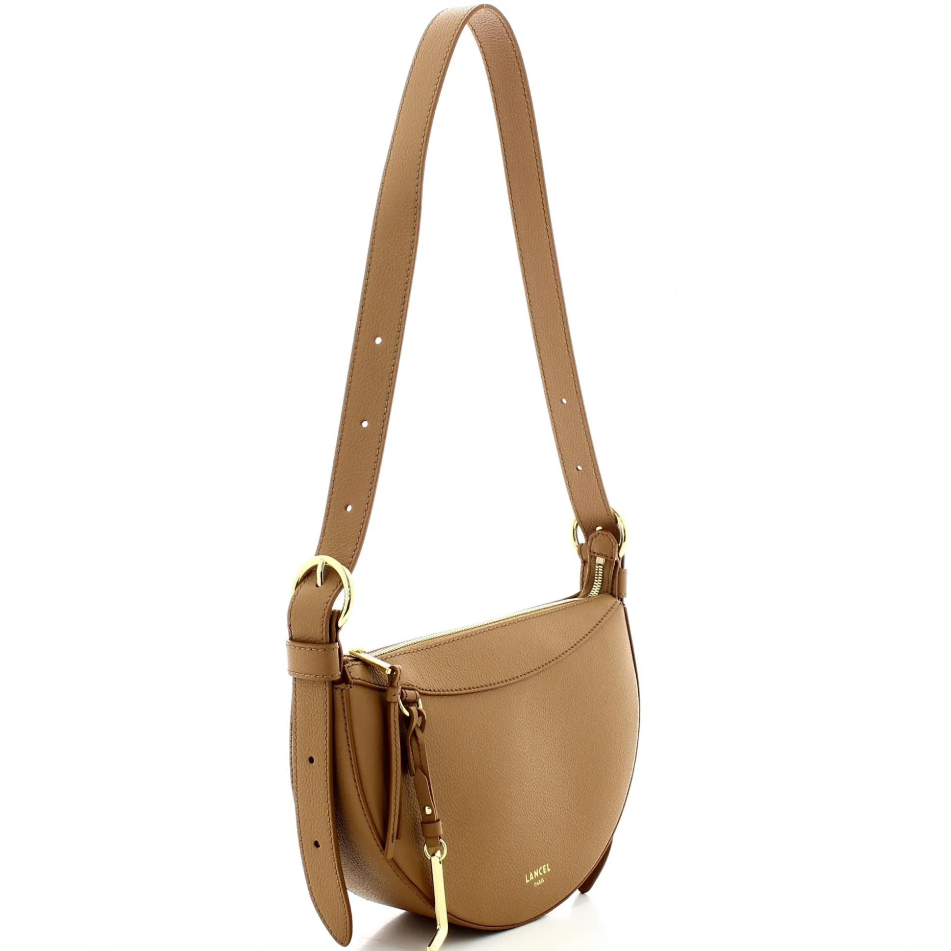 Lancel Sac demi-lune Faubourg en cuir graine*Femme Sacs Porté Épaule