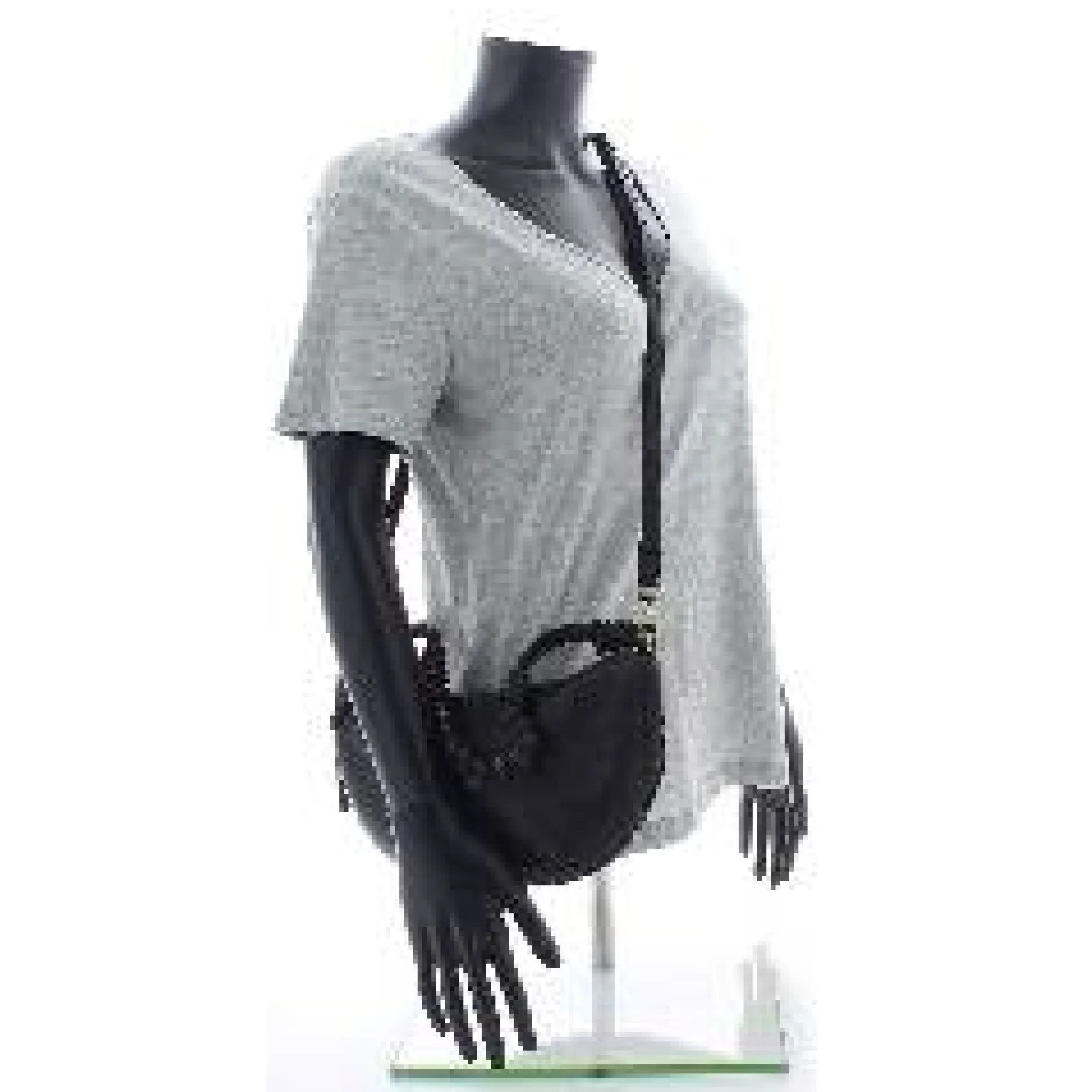 Biba Sac demi-lune Niland a bandouliere en cuir*Femme Sacs Porté Épaule|Sacs Bandoulière