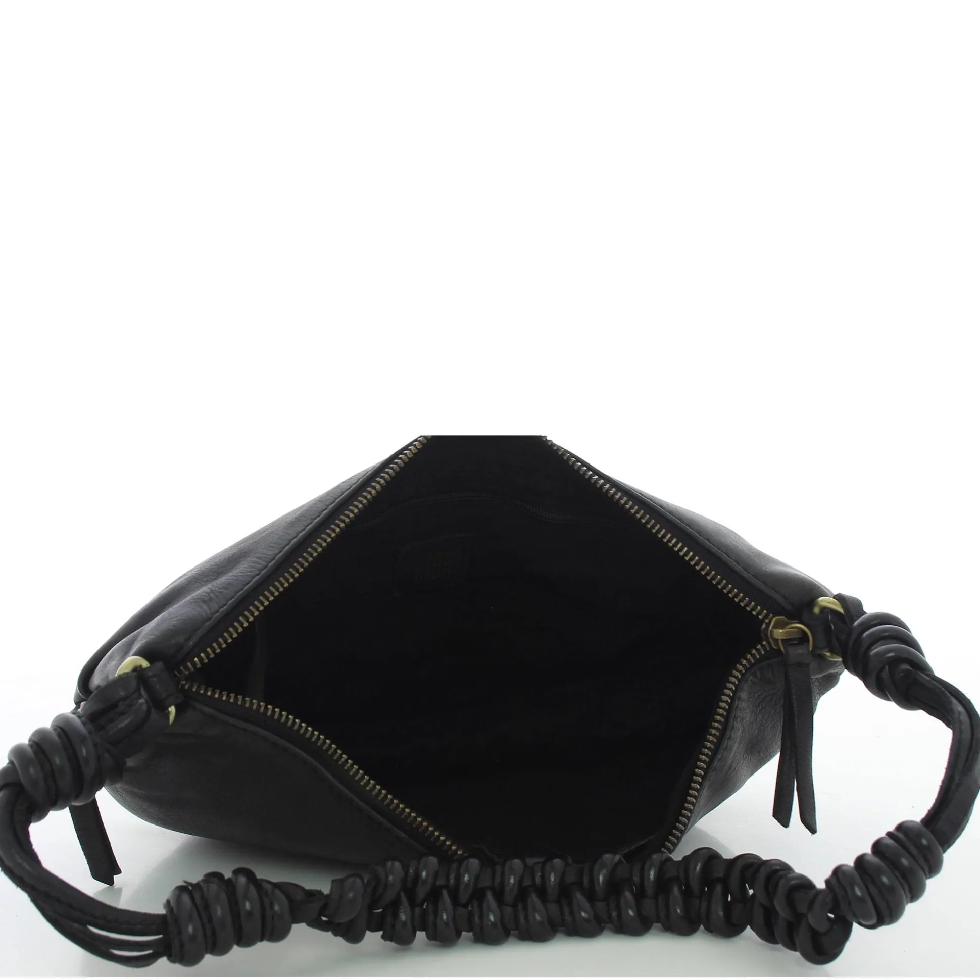 Biba Sac demi-lune Niland a bandouliere en cuir*Femme Sacs Porté Épaule|Sacs Bandoulière