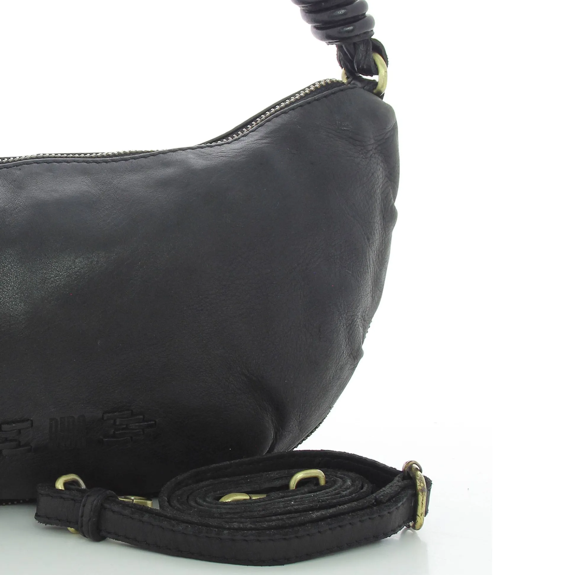 Biba Sac demi-lune Niland a bandouliere en cuir*Femme Sacs Porté Épaule|Sacs Bandoulière