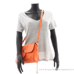 Arthur Aston Sac d'epaule a rabat Kessy en cuir*Femme Sacs Bandoulière