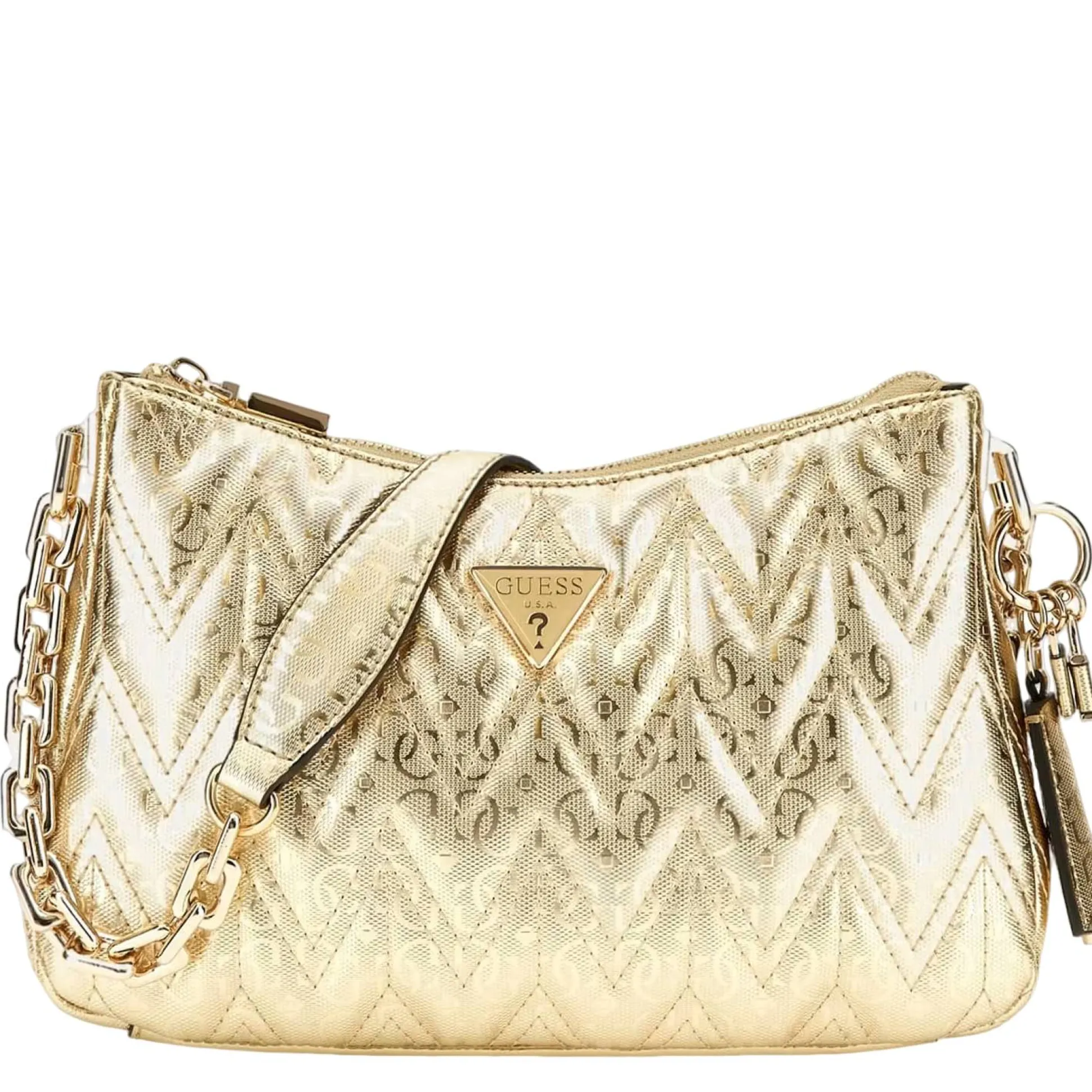 Guess Sac d'epaule irise Adelard zippe*Femme Sacs Porté Épaule