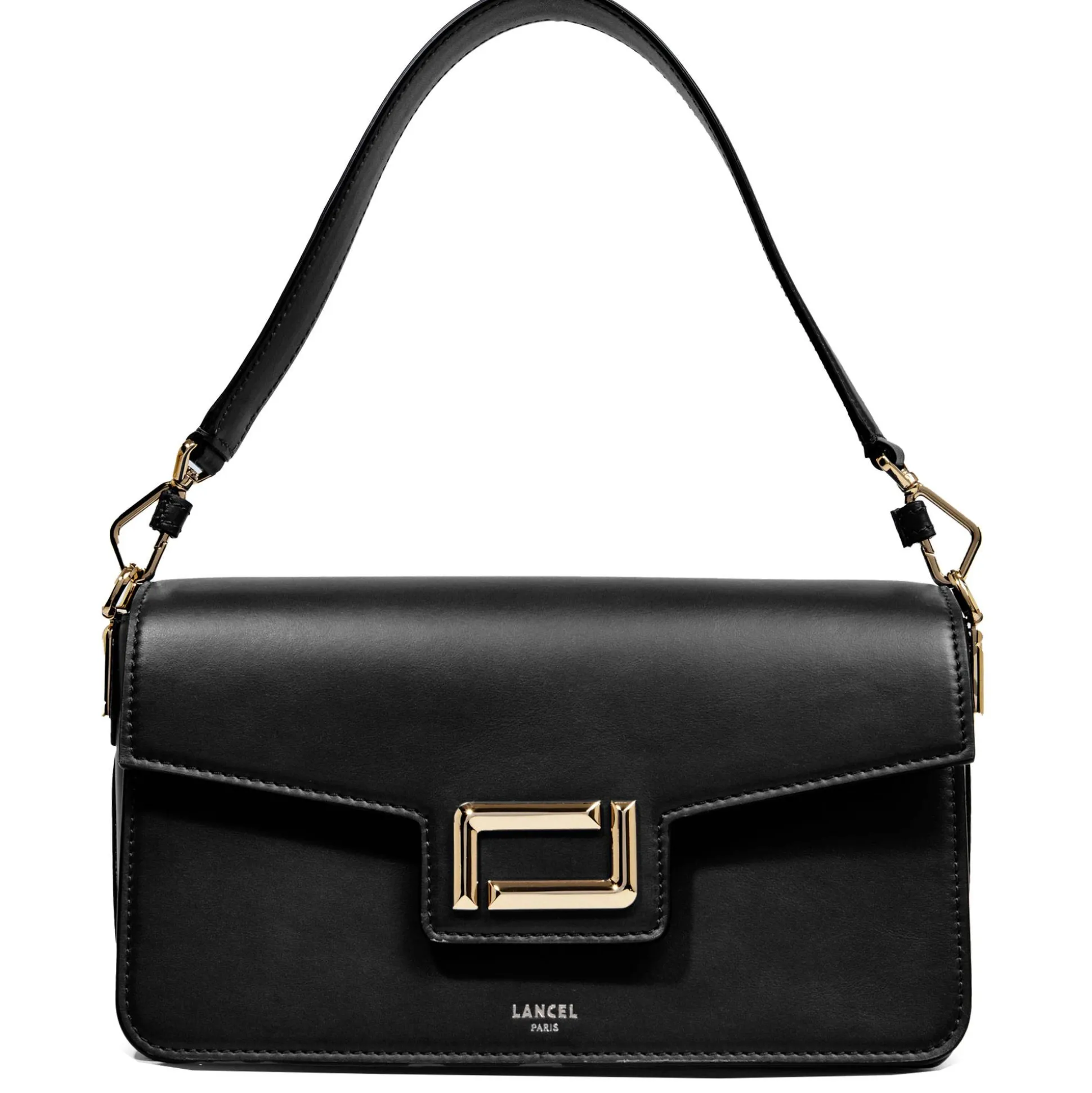 Lancel Sac epaule a rabat M Angele en cuir lisse*Femme Sacs Porté Épaule|Sacs Bandoulière