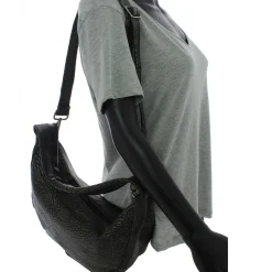 Biba Sac epaule Crisfield Glow cuir crispe metallise*Femme Sacs Bandoulière|Sacs Porté Épaule