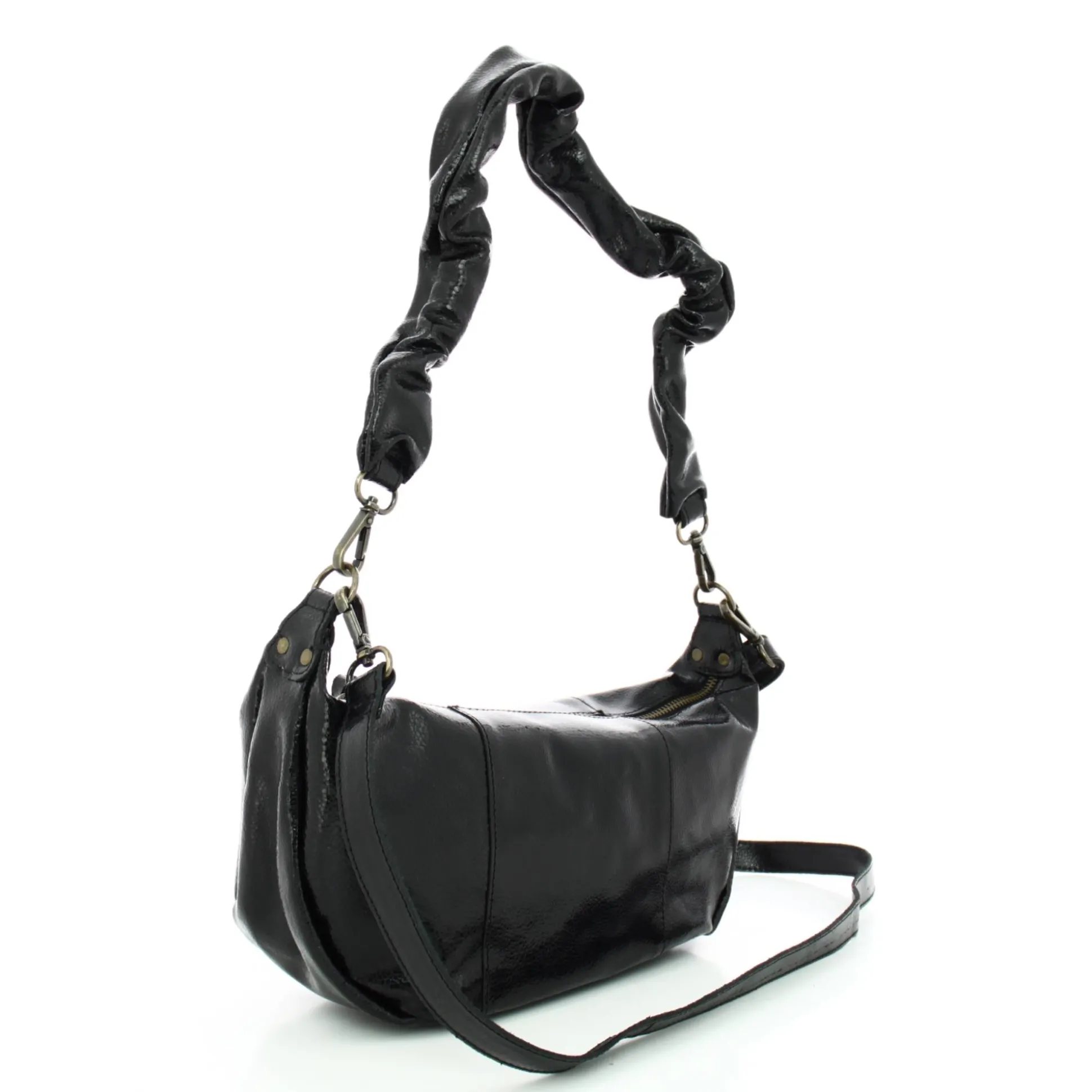 Pieces Sac epaule cuir Alian a anse froissee*Femme Sacs Porté Épaule