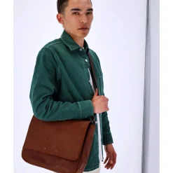 Les Ateliers Foures Sac gibeciere compact Pan Baroudeur*Homme Sacs Besace
