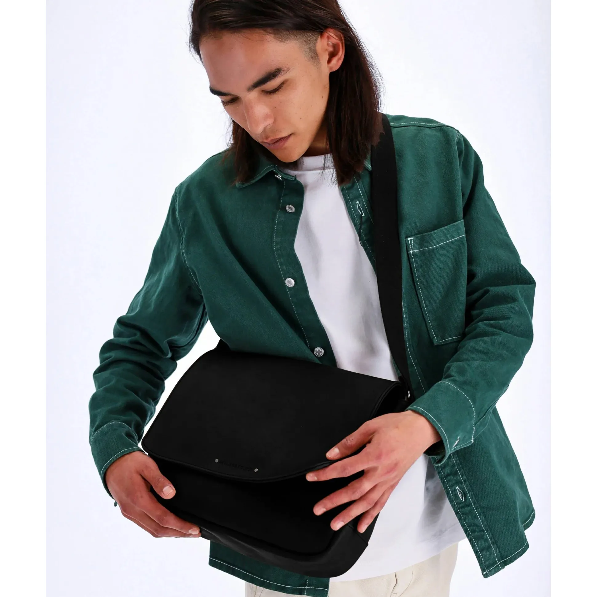 Les Ateliers Foures Sac gibeciere compact Pan Baroudeur*Homme Sacs Besace