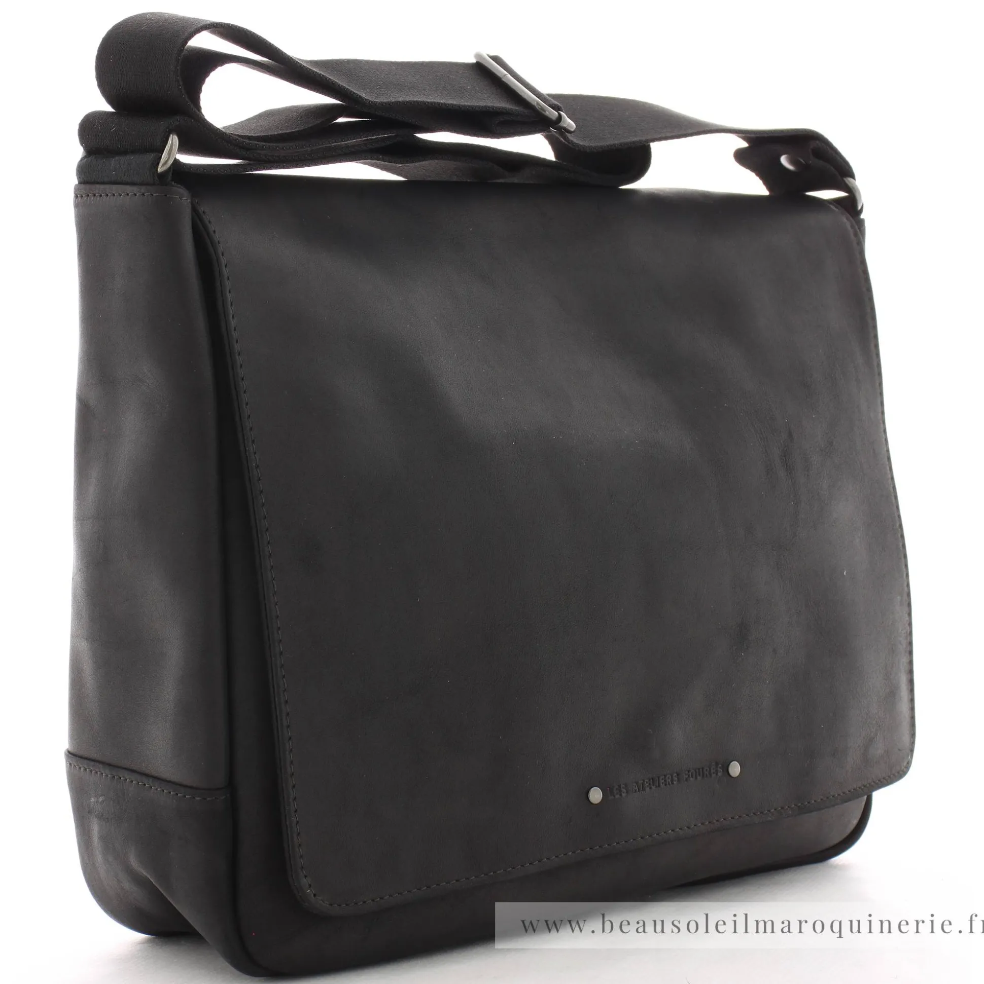 Les Ateliers Foures Sac gibeciere compact Pan Baroudeur*Homme Sacs Besace