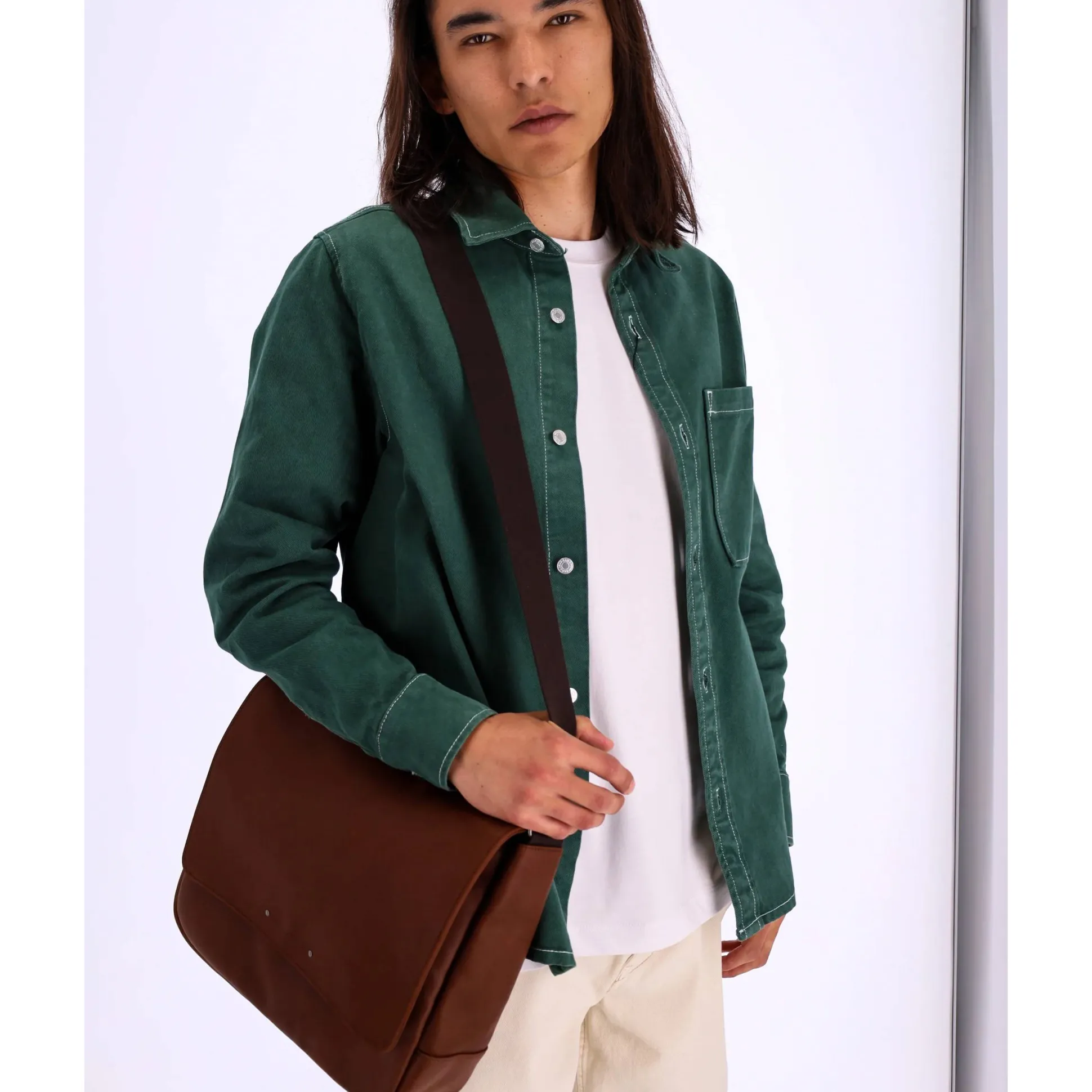 Les Ateliers Foures Sac gibeciere compact Pan Baroudeur*Homme Sacs Besace