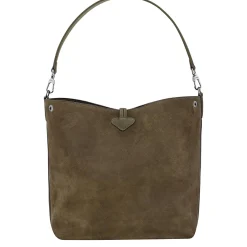 Longchamp Sac hobo M Le Roseau Velvet effet velours*Femme Sacs Porté Épaule