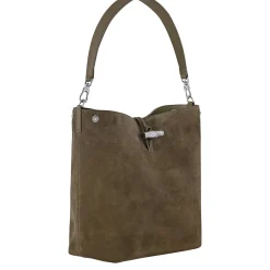 Longchamp Sac hobo M Le Roseau Velvet effet velours*Femme Sacs Porté Épaule