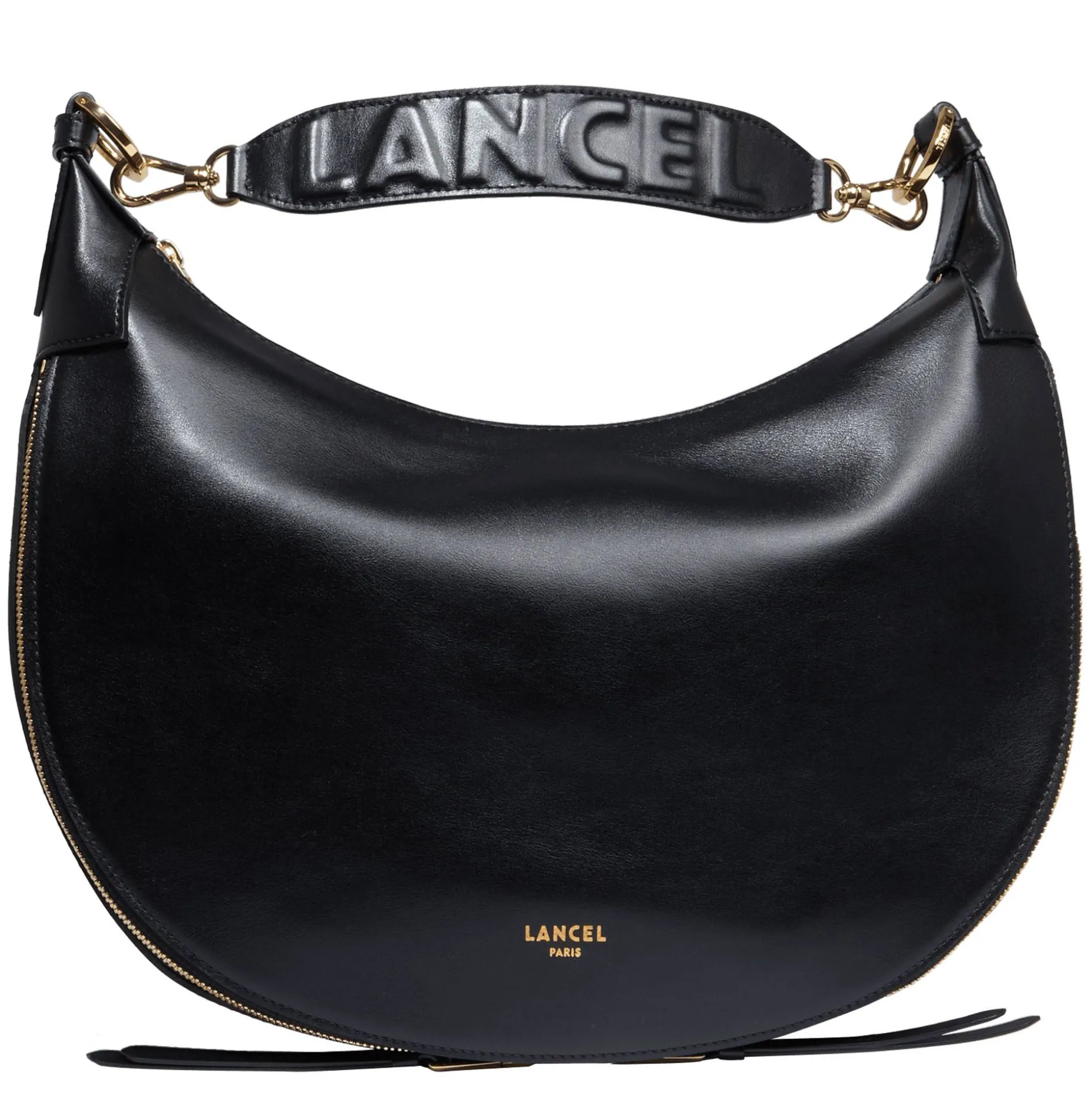 Lancel Sac hobo porte epaule M Origami cuir lisse*Femme Sacs Porté Épaule|Sacs À Main