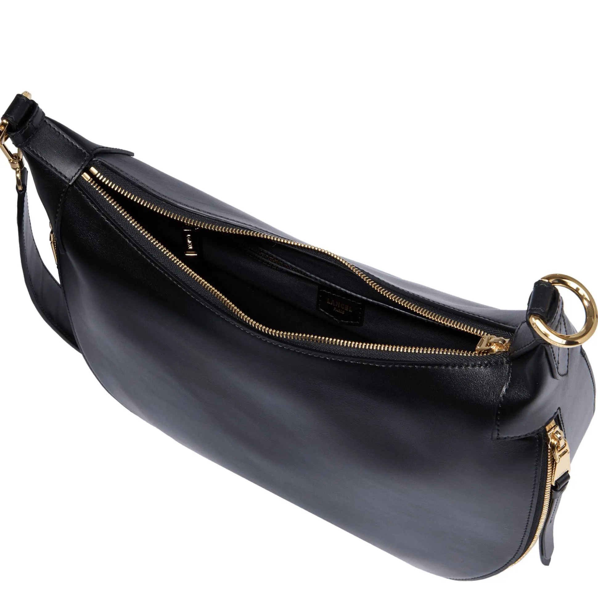 Lancel Sac hobo porte epaule M Origami cuir lisse*Femme Sacs Porté Épaule|Sacs À Main