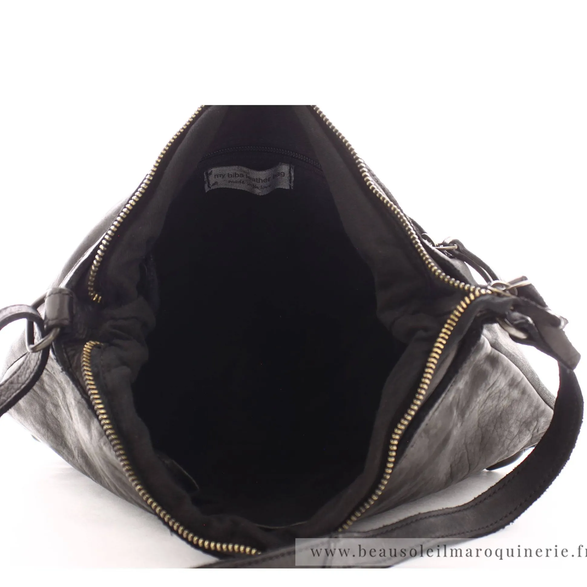 Biba Sac plat zippe a bandouliere Boston*Femme Sacs Bandoulière