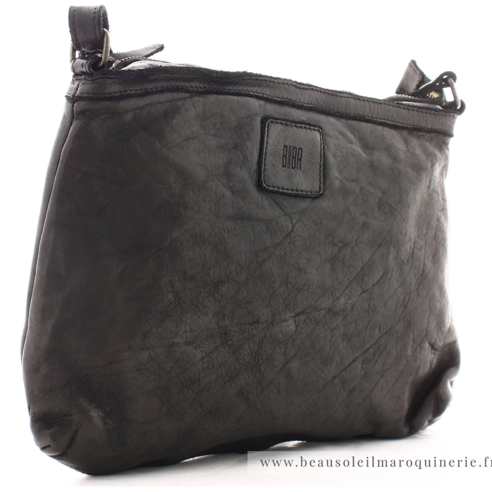 Biba Sac plat zippe a bandouliere Boston*Femme Sacs Bandoulière