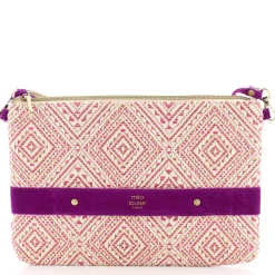 Mila Louise Sac pochette Nina Los XL textile tisse*Femme Pochettes|Sacs Bandoulière