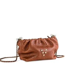 Virginie Darling Sac pochette Regina cuir bulle avec chaine*Femme Sacs Bandoulière