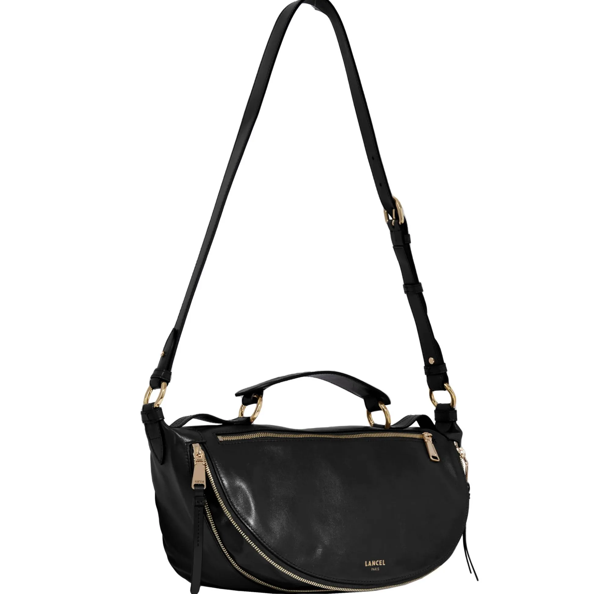 Lancel Sac porte croise M Origami cuir lisse*Femme Sacs Bandoulière