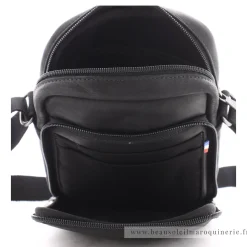 Les Ateliers Foures Sac porte croise Narcisse Baroudeur*Homme Petites Sacoches Homme|Sacs Besace