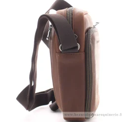 Les Ateliers Foures Sac porte croise Narcisse Baroudeur*Homme Petites Sacoches Homme|Sacs Besace