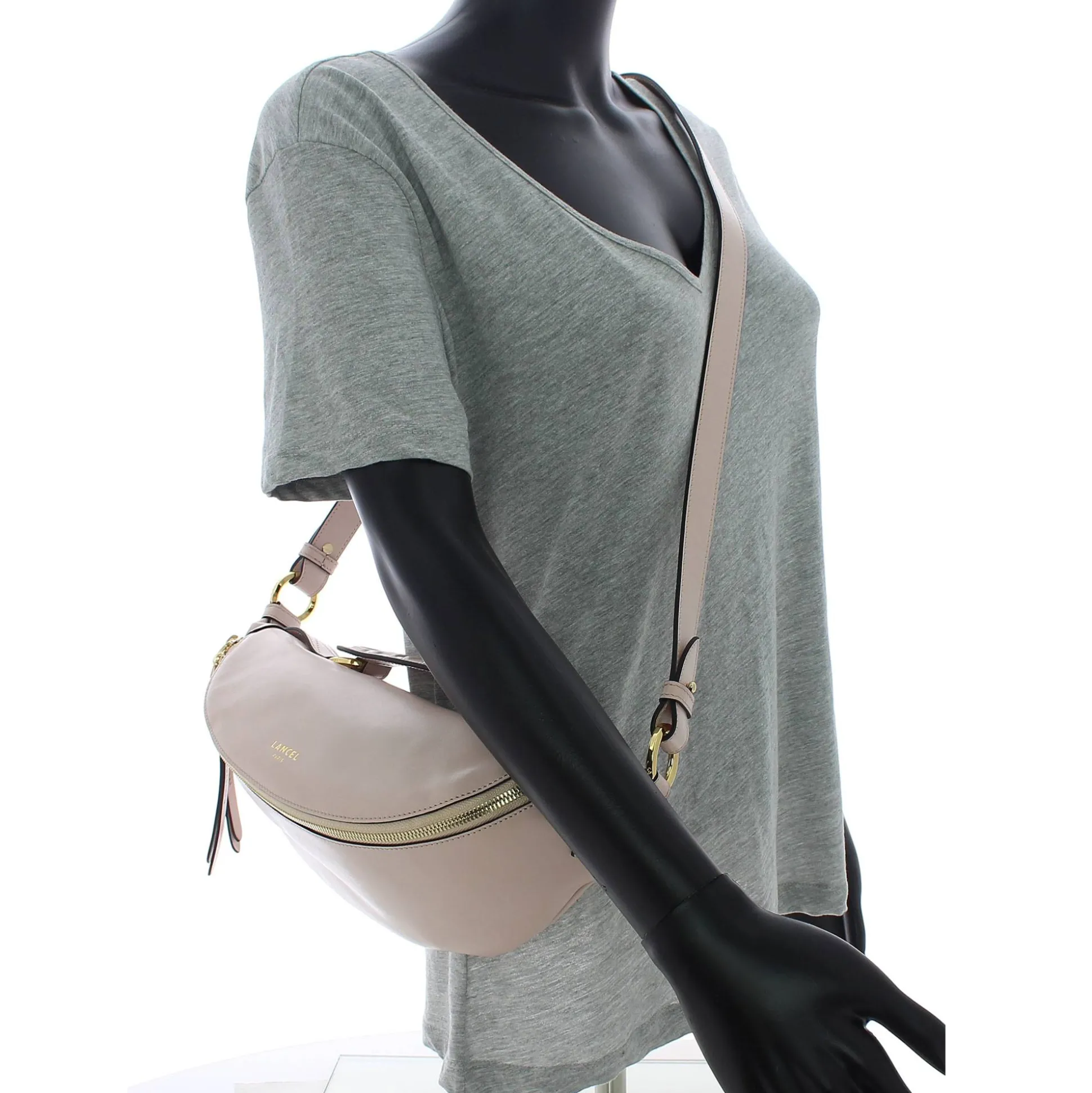 Lancel Sac porte croise S Origami cuir lisse*Femme Sacs Bandoulière