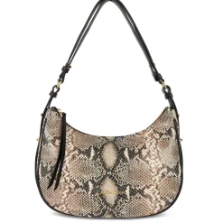 Lancaster Sac porte epaule imprime python Exo Aria*Femme Sacs Porté Épaule