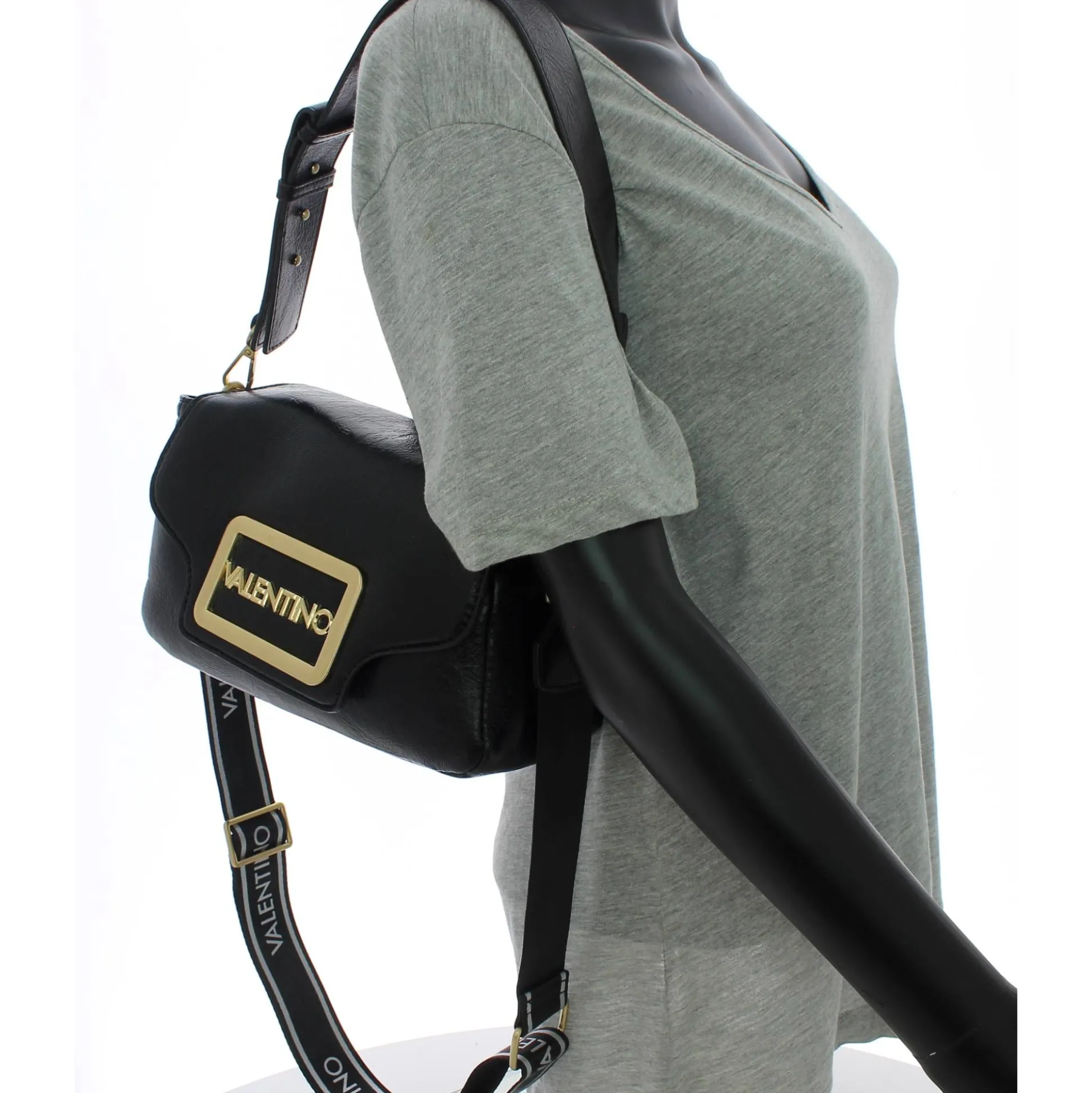 Valentino Bags Sac porte epaule a rabat Moni logo*Femme Sacs Porté Épaule