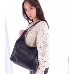 Les Ateliers Foures Sac porte epaule Amazone en cuir*Femme Sacs Porté Épaule