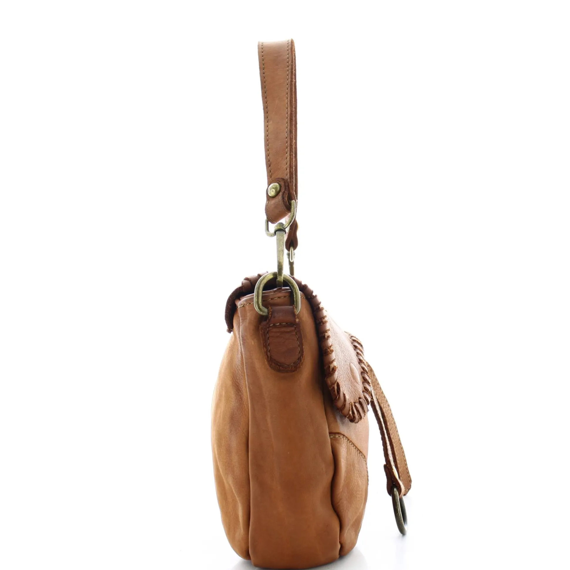 Marlon Firenze Sac porte epaule asymetrique cuir a rabat*Femme Sacs Bandoulière