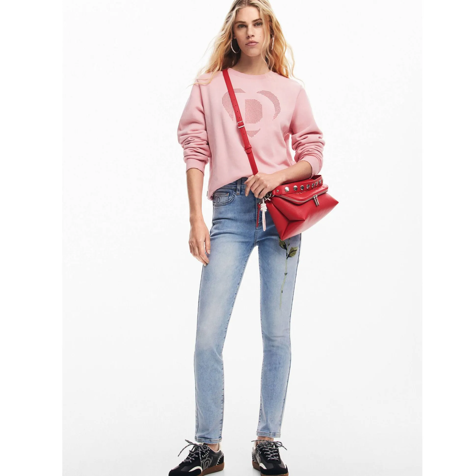 Desigual Sac porte epaule demi logo Venecia 3.0*Femme Sacs Porté Épaule