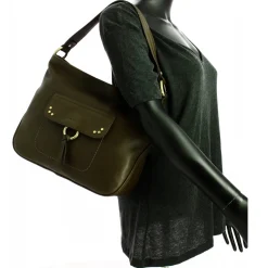 Francinel Sac porte epaule Enola details clous*Femme Sacs Porté Épaule
