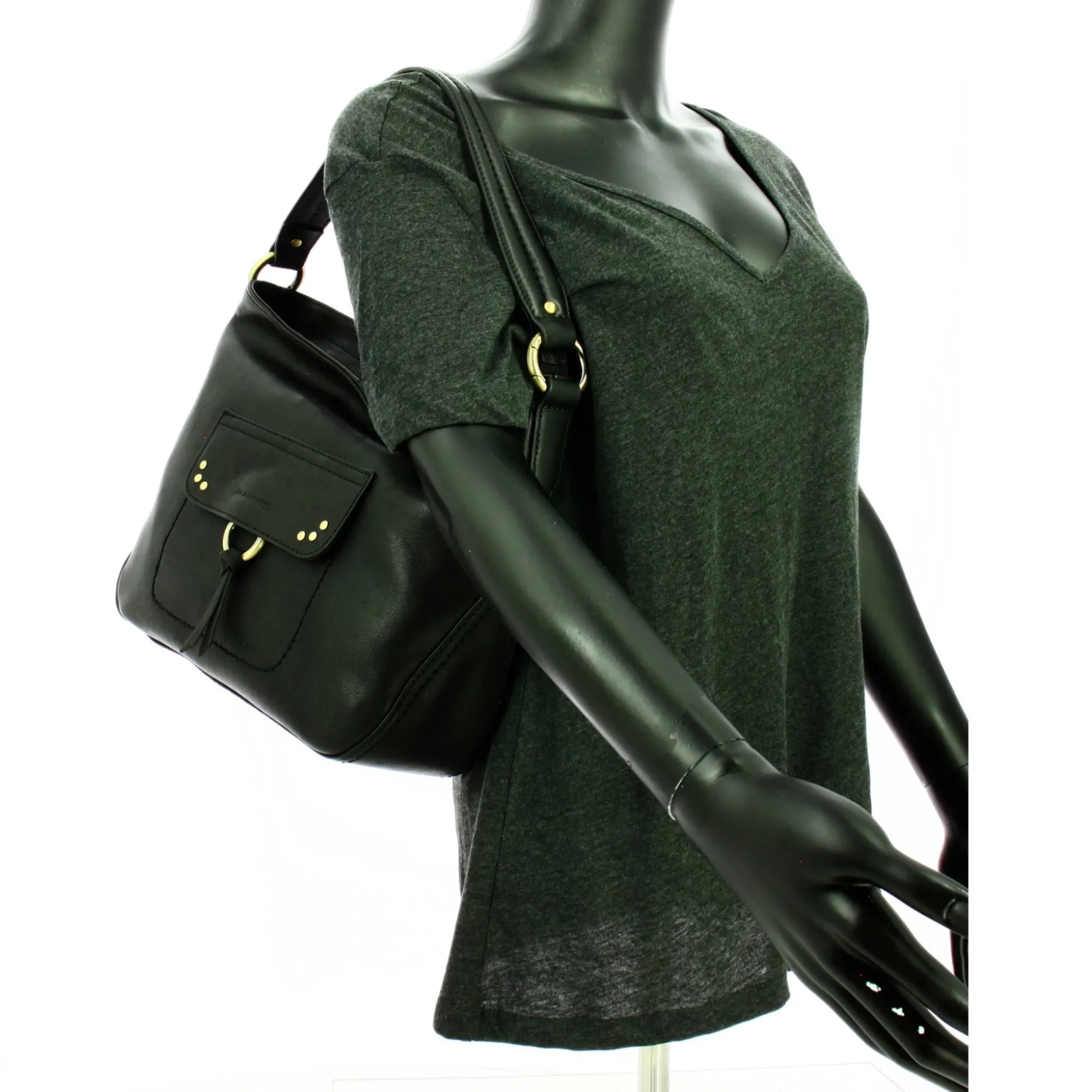 Francinel Sac porte epaule Enola details clous*Femme Sacs Porté Épaule