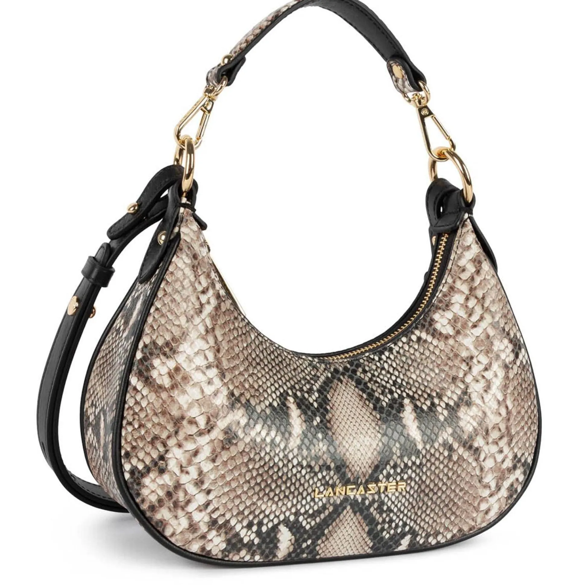 Lancaster Sac porte epaule imprime python S Exo Aria*Femme Sacs Porté Épaule