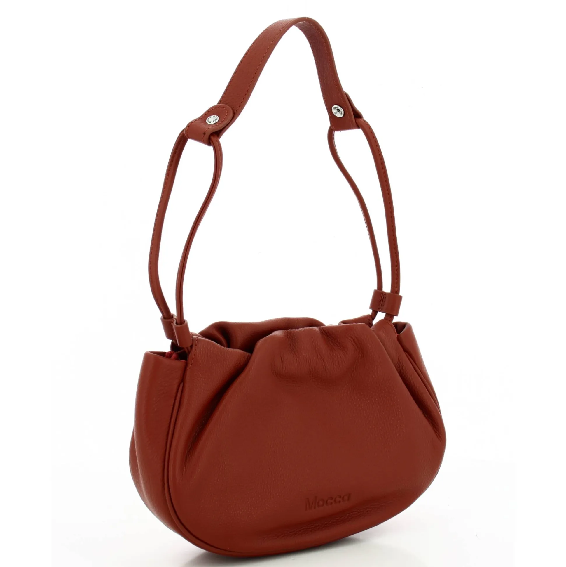 Mocca Sac porte epaule Julie en cuir*Femme Sacs Porté Épaule|Sacs Bandoulière
