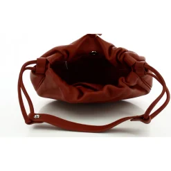 Mocca Sac porte epaule Julie en cuir*Femme Sacs Porté Épaule|Sacs Bandoulière