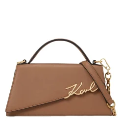 Karl Lagerfeld Sac porte epaule K Signature en cuir*Femme Sacs Porté Épaule