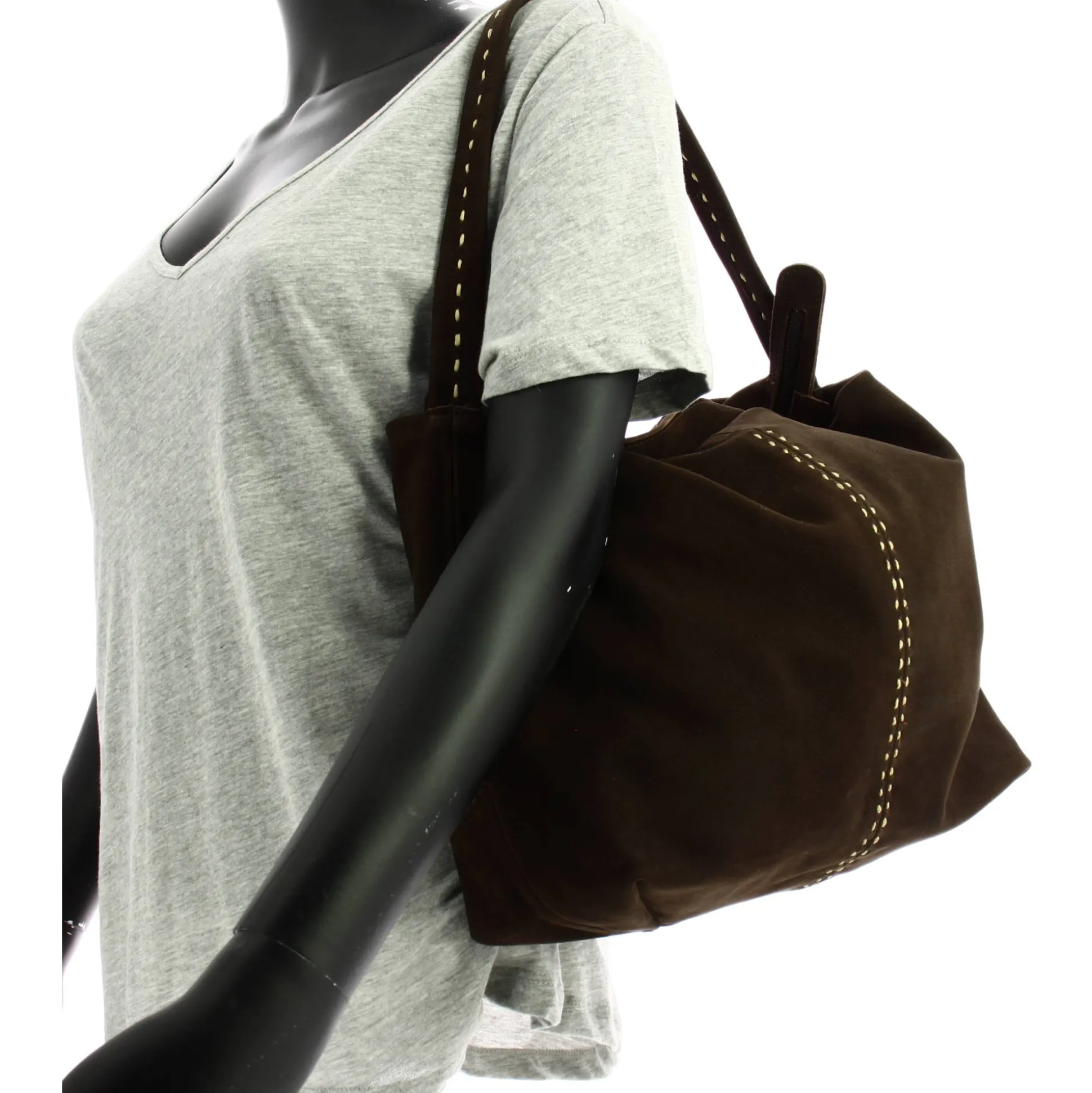 Biba Sac porte epaule Kenay en cuir*Femme Sacs Porté Épaule
