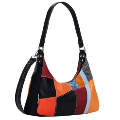 Desigual Sac porte epaule patch texture Lovelace*Femme Sacs Porté Épaule