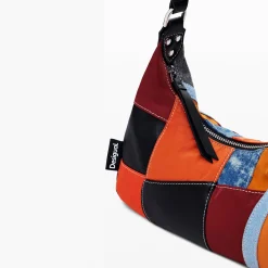 Desigual Sac porte epaule patch texture Lovelace*Femme Sacs Porté Épaule
