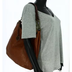 Mia & Joy Sac porte epaule Perine effet graine*Femme Sacs Porté Épaule