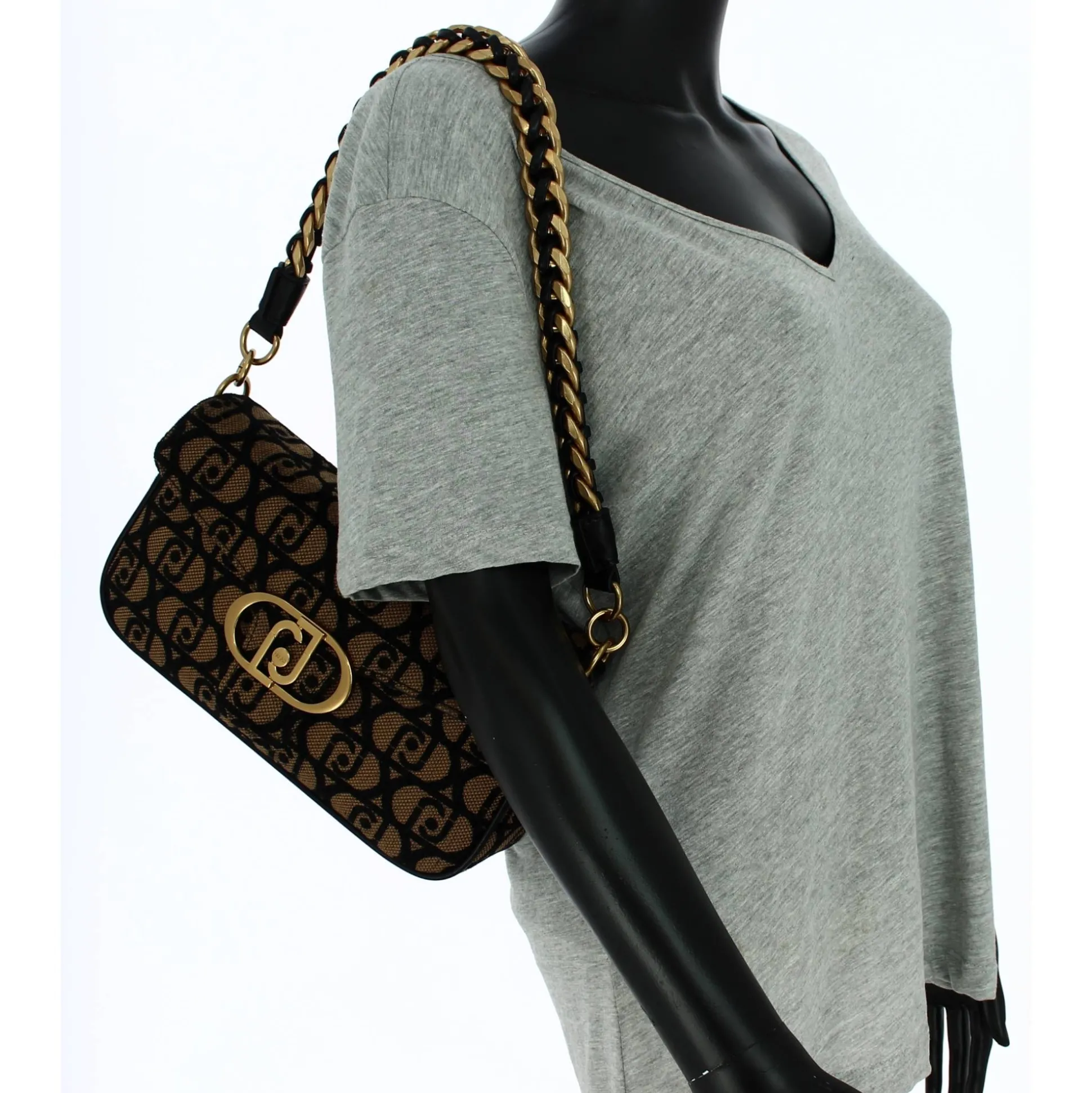 Liu Jo Sac porte epaule Rubino imprime logo*Femme Sacs Porté Épaule