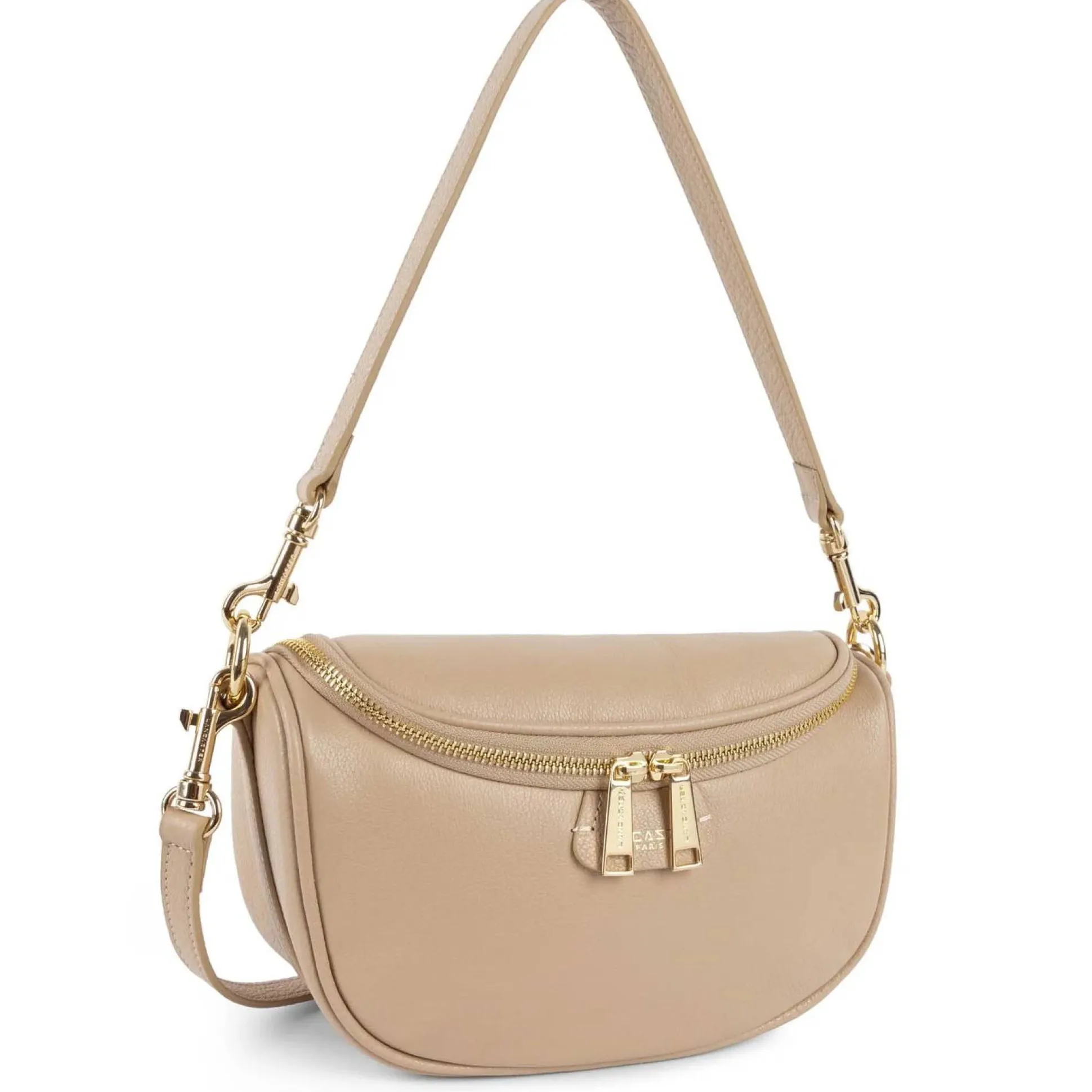 Lancaster Sac porte epaule Vanity Dune zippe*Femme Sacs Bandoulière