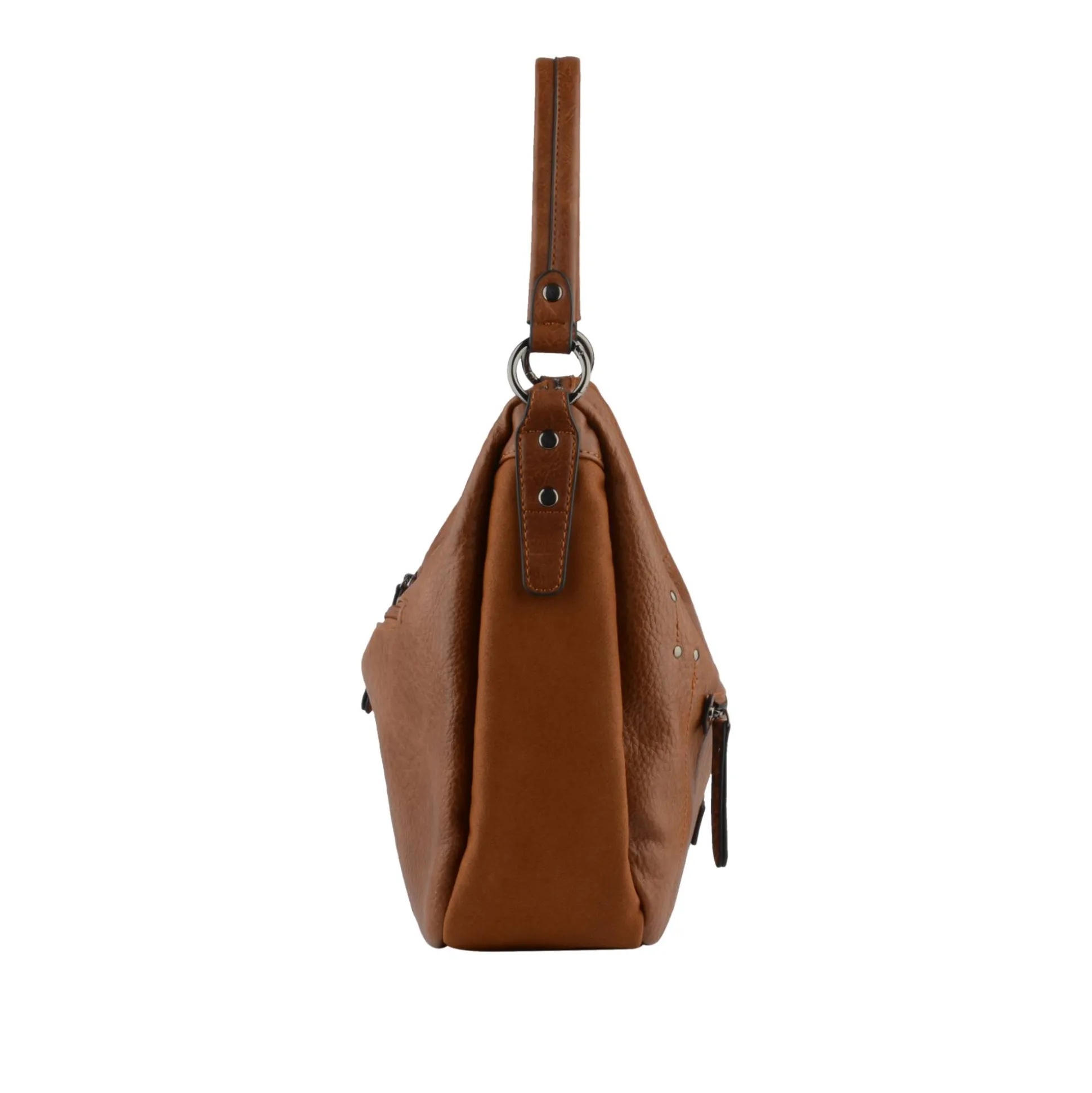 Francinel Sac porte epaule zippe Celeste*Femme Sacs Porté Épaule