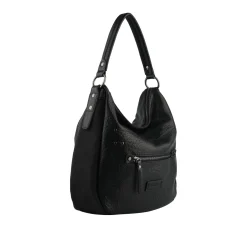 Francinel Sac porte epaule zippe Celeste*Femme Sacs Porté Épaule